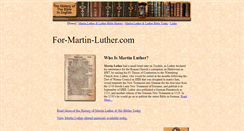 Desktop Screenshot of for-martin-luther.com